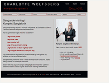 Tablet Screenshot of charlottewolfsberg.dk